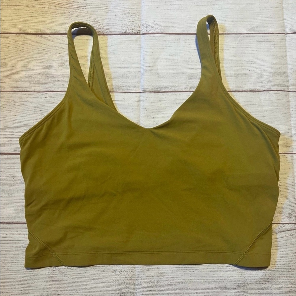 #43 lululemon athletica Olive Green Tank Top